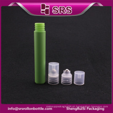 SRS barato sem vazamento vazio 8ml garrafa de soro de luxo cosmético e 8ml rolo verde em garrafa